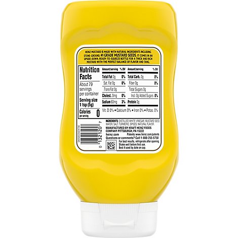Heinz Mustard Yellow - 14 Oz