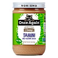 Once Again Tahini Spread Organic Unsweetend & Salt Free - 16 Oz - Image 3