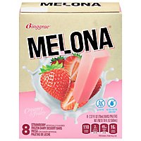 Melona Frozen Dairy Dessert Bars Strawberry - 8-2.37 Fl. Oz. - Image 3
