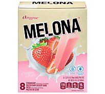 Melona Frozen Dairy Dessert Bars Strawberry - 8-2.37 Fl. Oz.