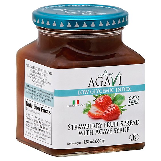 Casa Giulia Fruit Spread Strawberry with Agave Syrup - 11.64 Oz