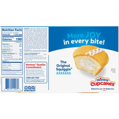 Hostess Orange Flavored Cupcakes Frosted Orange Cupcakes 8 Count - 13.5 Oz - Image 5
