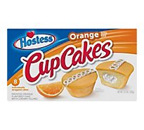 Hostess Orange Flavored Cupcakes Frosted Orange Cupcakes 8 Count - 13.5 Oz