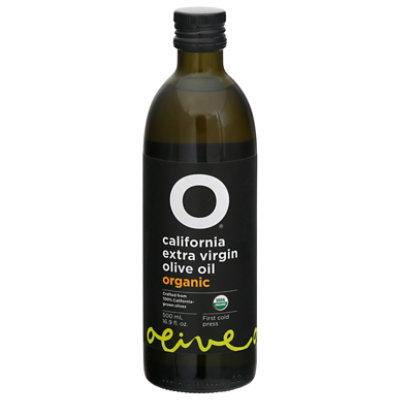 O Olive Oil & Vinegar Olive Oil Organic Califonia Extra Virgin Unfiltered - 16.9 Fl. Oz. - Image 1