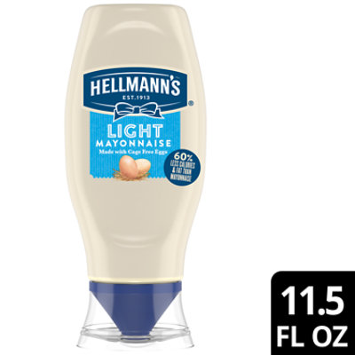 Hellmanns Mayonnaise Light Squeeze Bottle - 11.5 Oz - Image 1