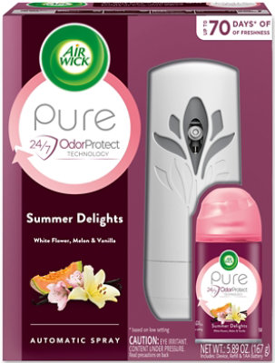 Air Wick Freshmatic 5.89 oz. Summer Delights Automatic Air Freshener Refill  (2-Count) 62338-93699 - The Home Depot
