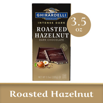 Ghirardelli Intense Dark Hazelnut Heaven Chocolate Bar - 3.5 Oz