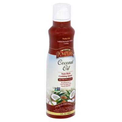 Pompeian Cooking Spray Non-Stick Coconut Oil - 5 Fl. Oz.