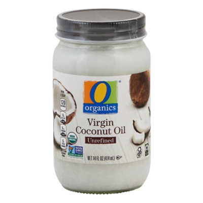 O Organics Organic Coconut Oil Virgin Unrefined - 14 Fl. Oz.