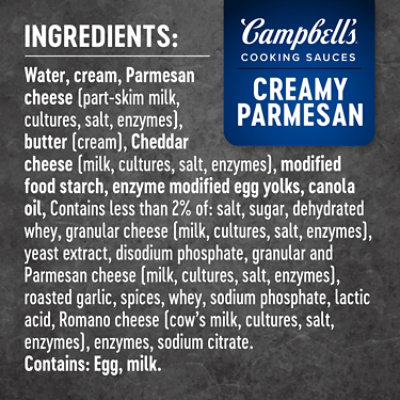 Campbell's Cooking Sauces Creamy Parmesan Sauce - 11 Oz - Image 5