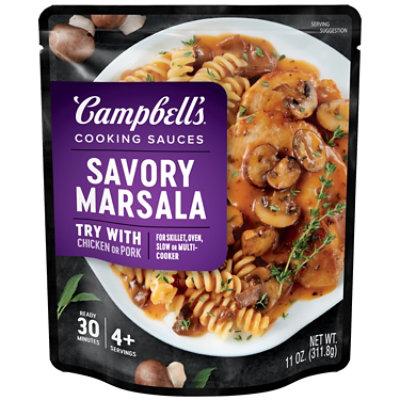 Campbell's Cooking Sauces Savory Marsala - 11 Oz - Image 1