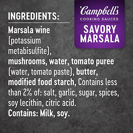 Campbells Skillet Sauces Chicken Marsala - 11 Oz - Image 6