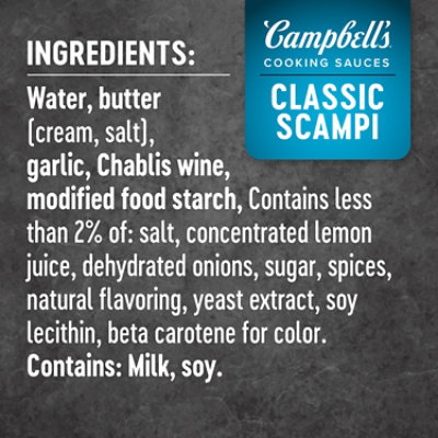 Campbell's Cooking Sauces Classic Scampi Sauce - 11 Oz - Image 5