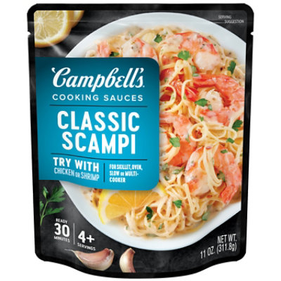 Campbells Sauces Skillet Shrimp Scampi Pouch - 11 Oz