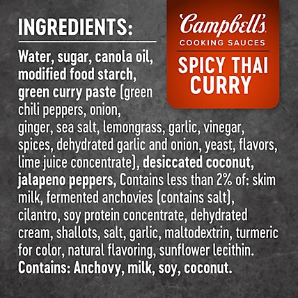 Campbells Sauces Skillet Thai Curry Chicken Pouch - 11 Oz - Image 6