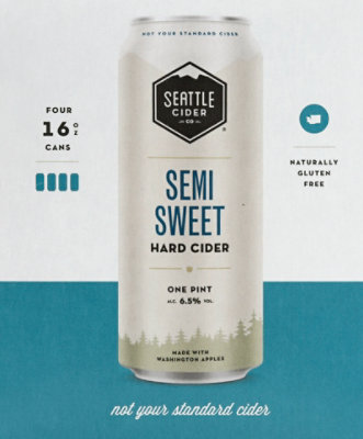 Seattle Cider Semi Sweet In Cans - 4-16 Fl. Oz. - Image 2