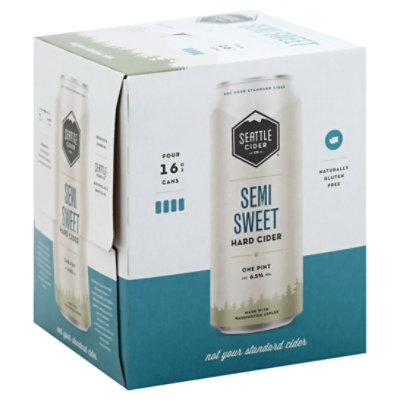 Seattle Cider Semi Sweet In Cans - 4-16 Fl. Oz. - Image 1