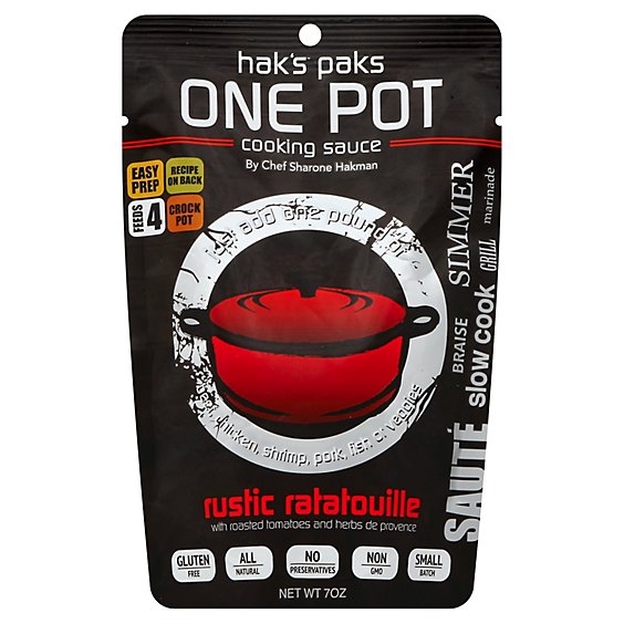 Haks One Pot Cooking Sauce Rustic Ratatouille Pouch - 7 Oz