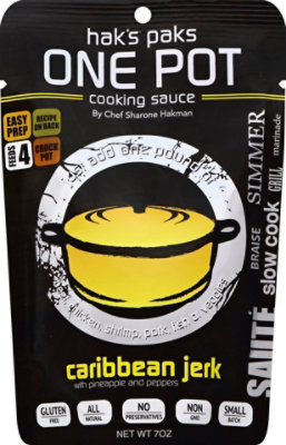 Haks One Pot Cooking Sauce Caribbean Jerk Pouch - 7 Oz - Image 2