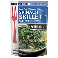 Red Fork Skillet Sauce Spinach Garlic Parmesan Pouch - 4 Oz - Image 1