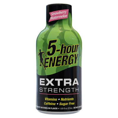 5-hour ENERGY Strawberry Watermelon Extra Strength Shot - 1.93 Fl. Oz. - Image 3