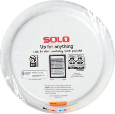 SOLO Plates Paper AnyDay 10 Inch Bag - 55 Count - Image 4