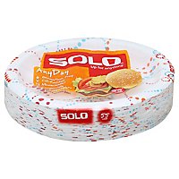 SOLO Plates Paper AnyDay 10 Inch Bag - 55 Count - Image 1