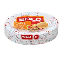 SOLO Plates Paper AnyDay 10 Inch Bag - 55 Count