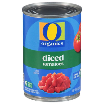 O Organics Tomatoes Diced In Tomato Juice - 14.5 Oz