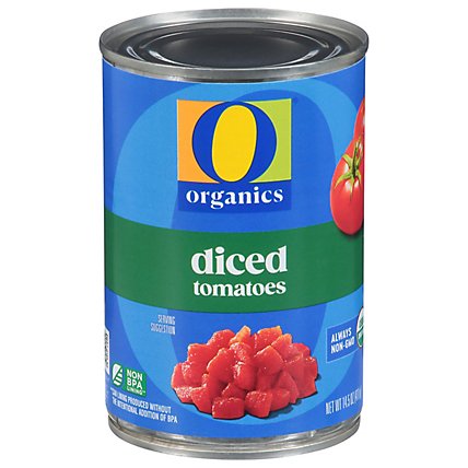 O Organics Organic Tomatoes Diced In Tomato Juice - 14.5 Oz - Image 3