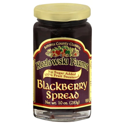 Kozlowski Farms Sonoma County Classics Fruit Spread Blackberry - 10 Oz