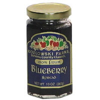 Kozlowski Farms Sonoma County Classics Fruit Spread Blueberry - 10 Oz
