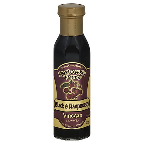 Kozlowski Farms Vinegar Black & Raspberry - 10 Oz