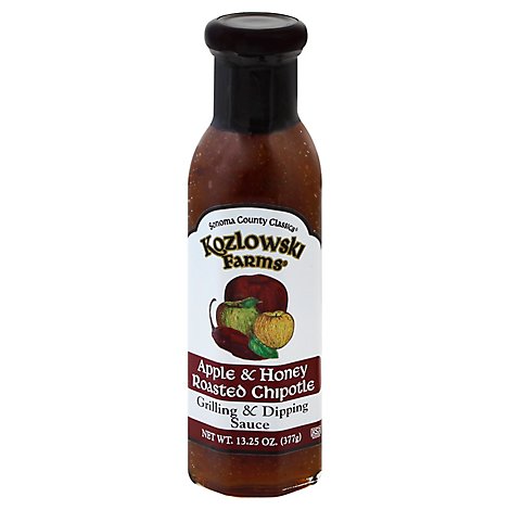 Kozlowski Farms Sauce Apple & Honey Roasted Chipotle - 13.25 Oz
