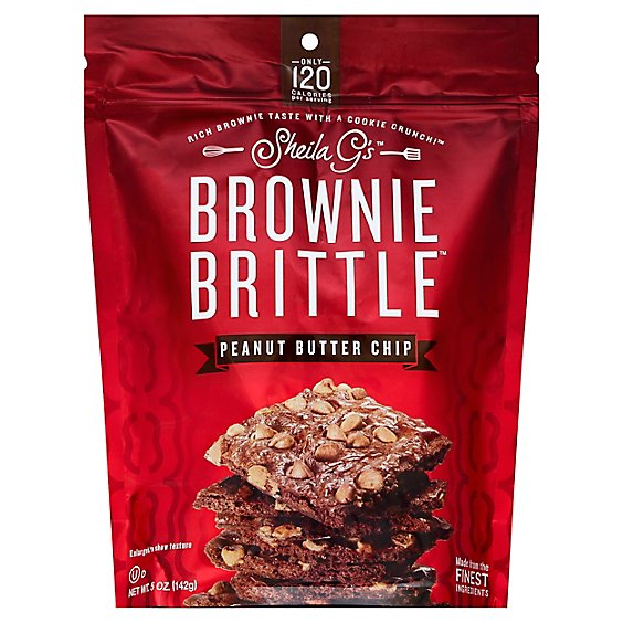 Sheila Gs Brownie Brittle Brownie Peanut Butter Chip - 5 Oz