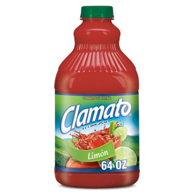 Clamato Cocktail Tomato Limon - 64 Fl. Oz. - Image 1