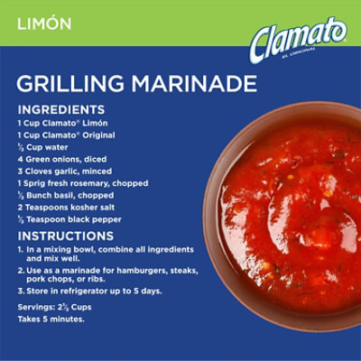 Clamato Cocktail Tomato Limon - 64 Fl. Oz. - Image 3