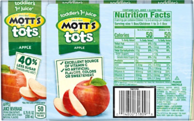 Motts For Tots Apple Juice Box - 8-6.75 Fl. Oz. - Image 8