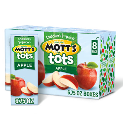 Motts For Tots Apple Juice Box - 8-6.75 Fl. Oz.