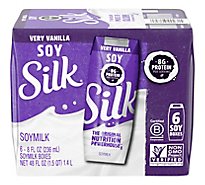Silk Very Vanilla Soy Milk Singles - 6-8 Fl. Oz.