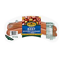 Eckrich Beef Skinless Smoked Sausage - 10 Oz