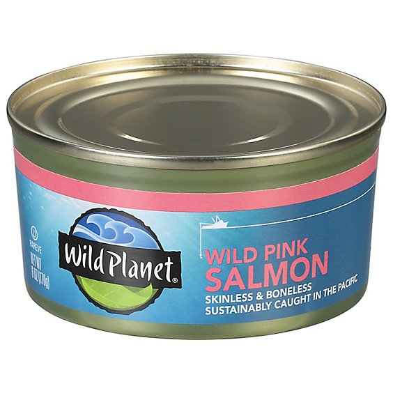Wild Planet Salmon Wild Pink - 6 Oz
