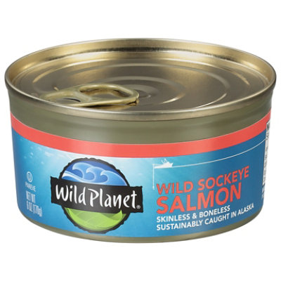 Wild Planet Salmon Sockeye Wild Boneless & Skinless - 6 Oz - Image 2