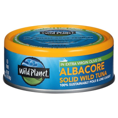 Wild Planet Tuna Albacore Wild in Extra Virgin Olive Oil - 5 Oz - Image 2