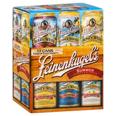 Leinenkugel's Shandy Sampler Variety Cans 4.2% ABV - 12-12 Fl. Oz.