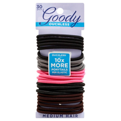 Goody Elastics Ouchless Thick 4mm Cherry Blossom - 30 Count