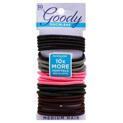 Goody Elastics Ouchless Thick 4mm Cherry Blossom - 30 Count
