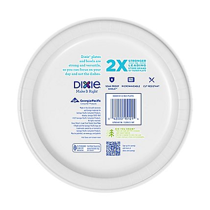Dixie Everyday Paper Plates Printed 8 1/2 Inch - 48 Count - Image 4
