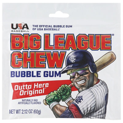 Big League Chew Bubble Gum Outta Here Original - 2.12 Oz - Image 1