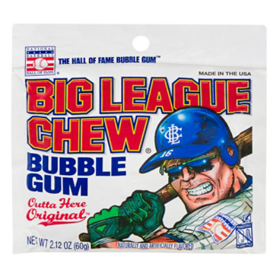 Big League Chew Bubble Gum Outta Here Original - 2.12 Oz